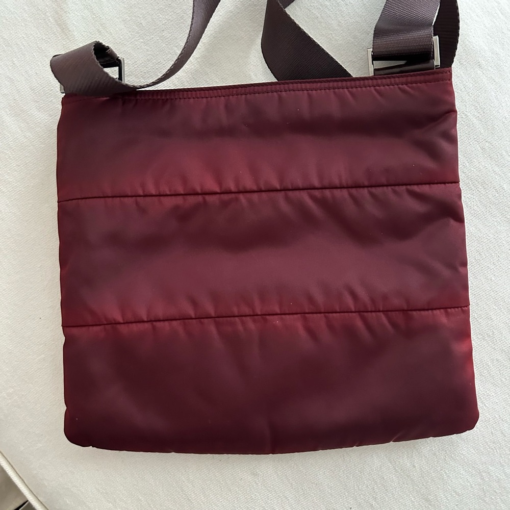 Prada Maroon Messenger Bag - Picture 3 of 6